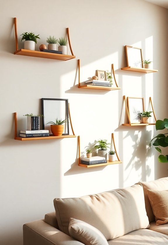 bamboo racks for walls