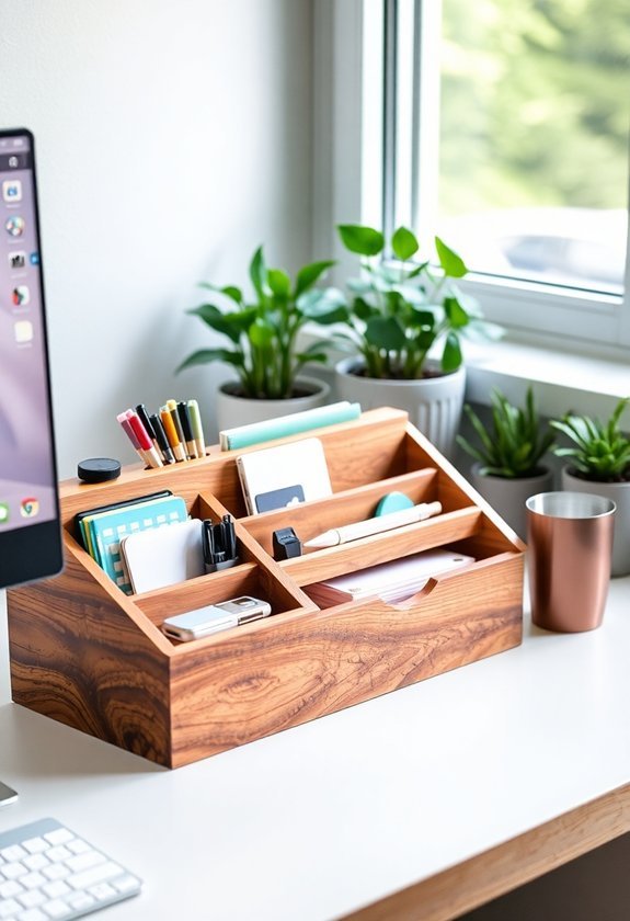 craft a wooden organizer