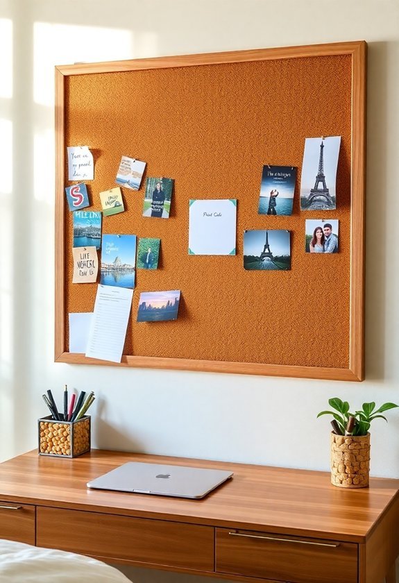 creative cork board displays