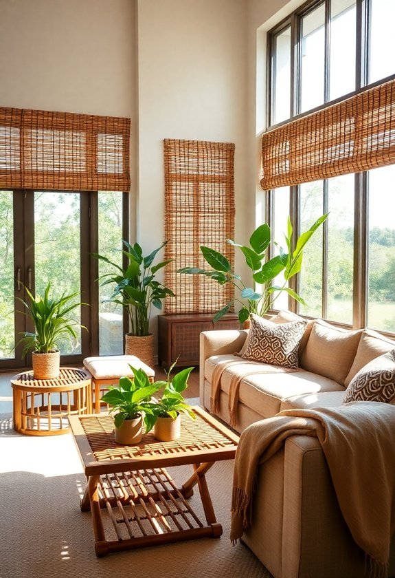 incorporate bamboo home decor