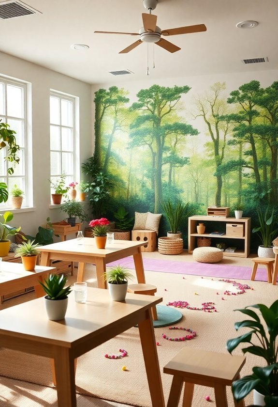 nature themed play space