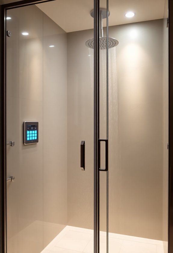 smart shower enclosure technology