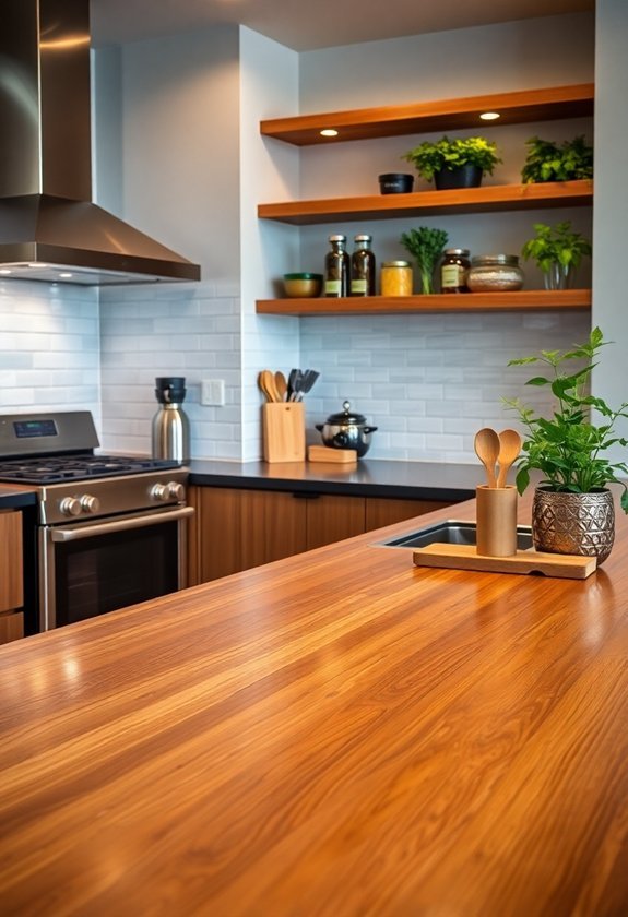 sustainable bamboo kitchen surfaces