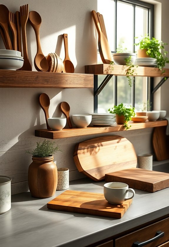 warm rustic kitchen essentials