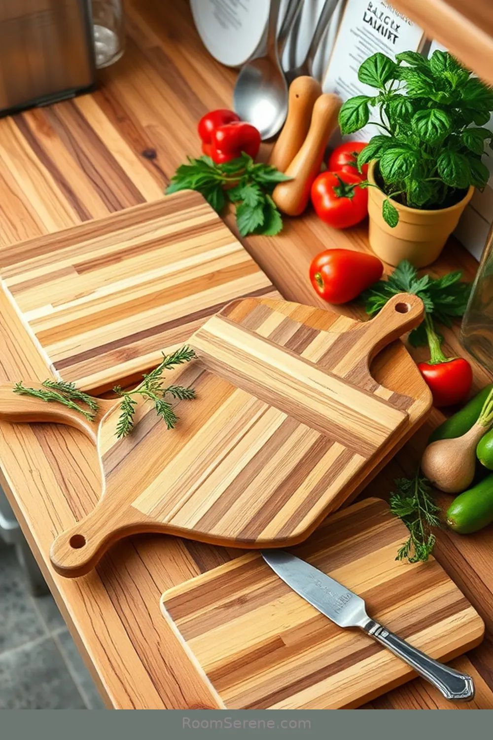 Bamboo Cutting Boards for 15 Bamboo Solutions for Kitchen Organization Using Bamboo