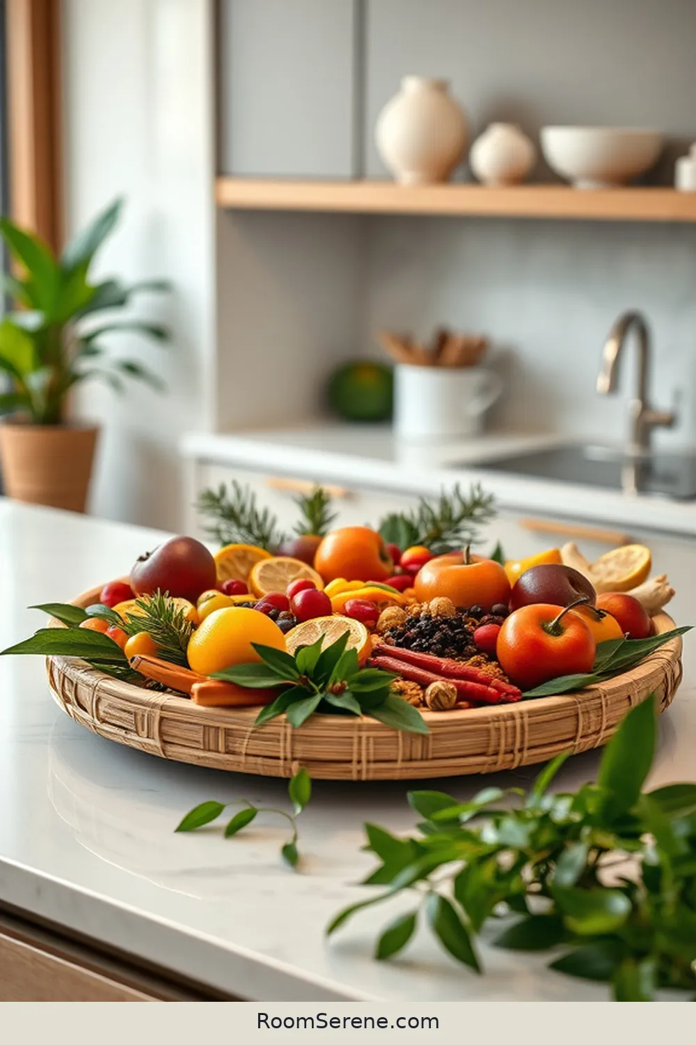 Bamboo Lazy Susan for 15 Bamboo Solutions for Kitchen Organization Using Bamboo