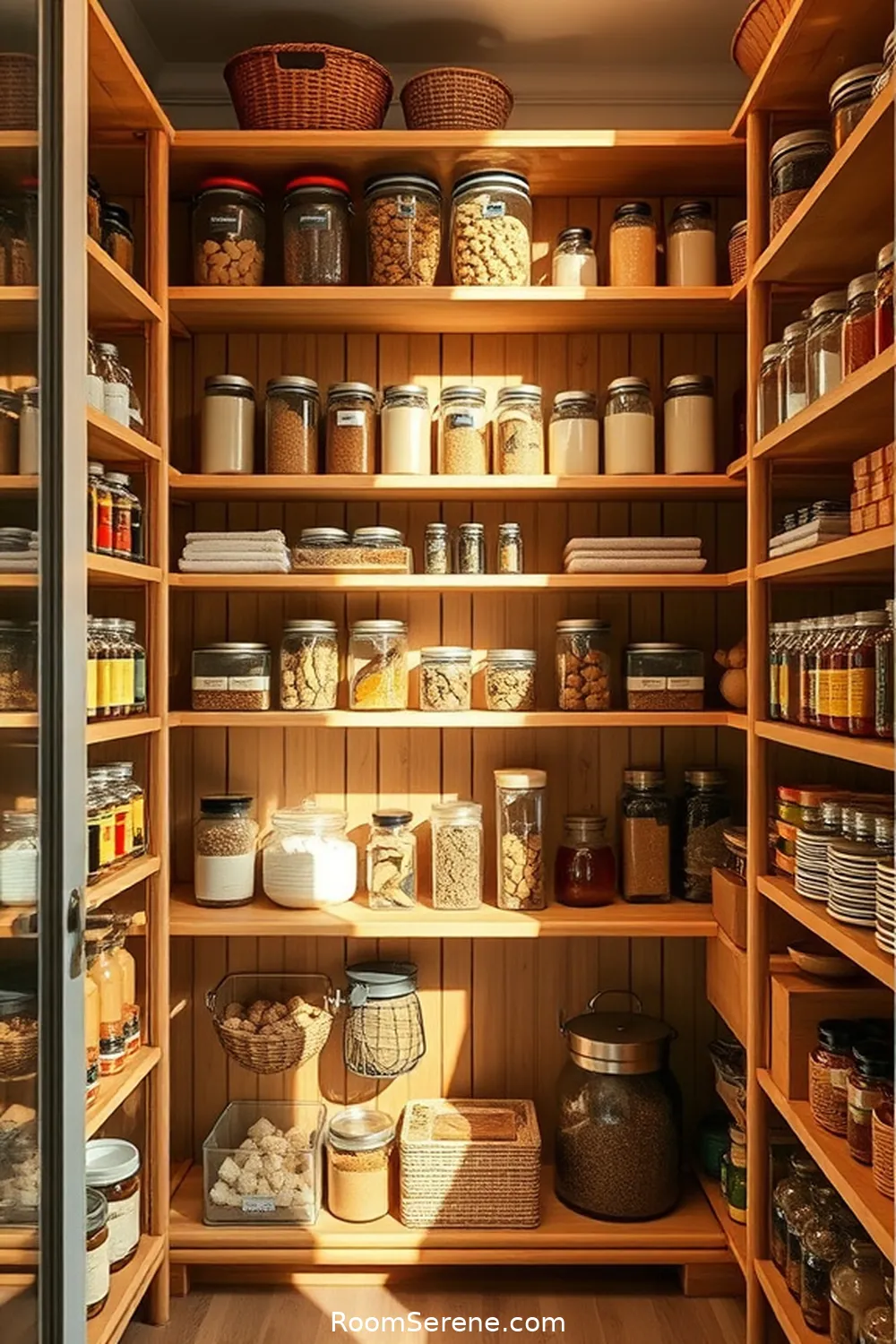 Bamboo Pantry Shelves for 15 Bamboo Solutions for Kitchen Organization Using Bamboo