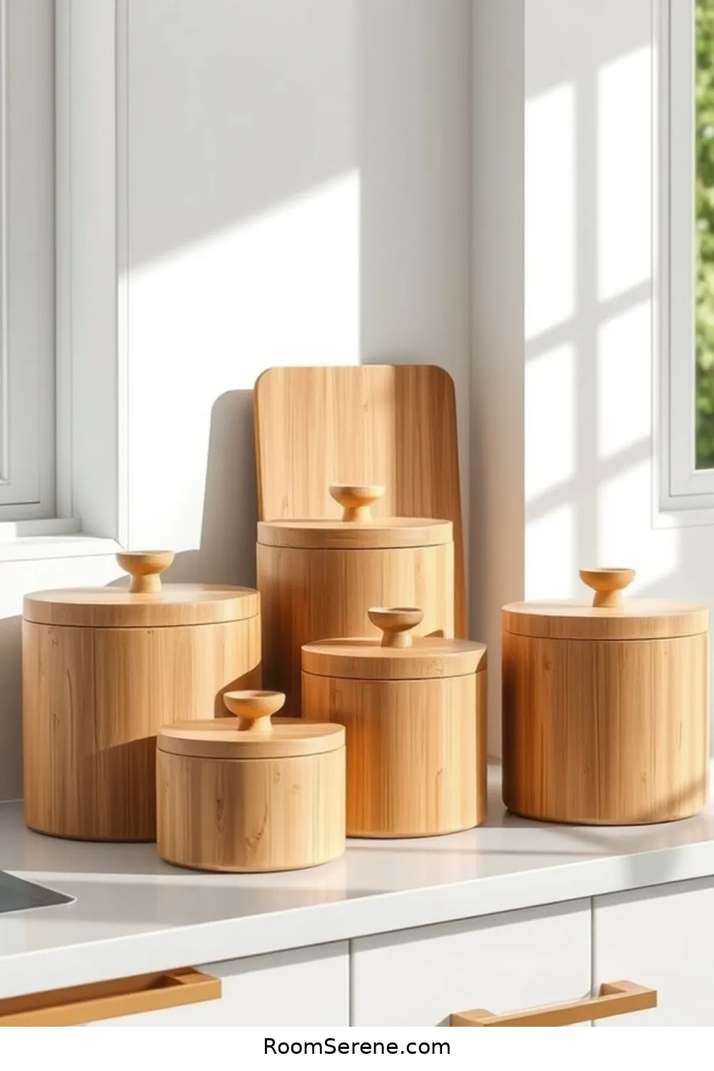 Bamboo Storage Containers for 15 Bamboo Solutions for Kitchen Organization Using Bamboo
