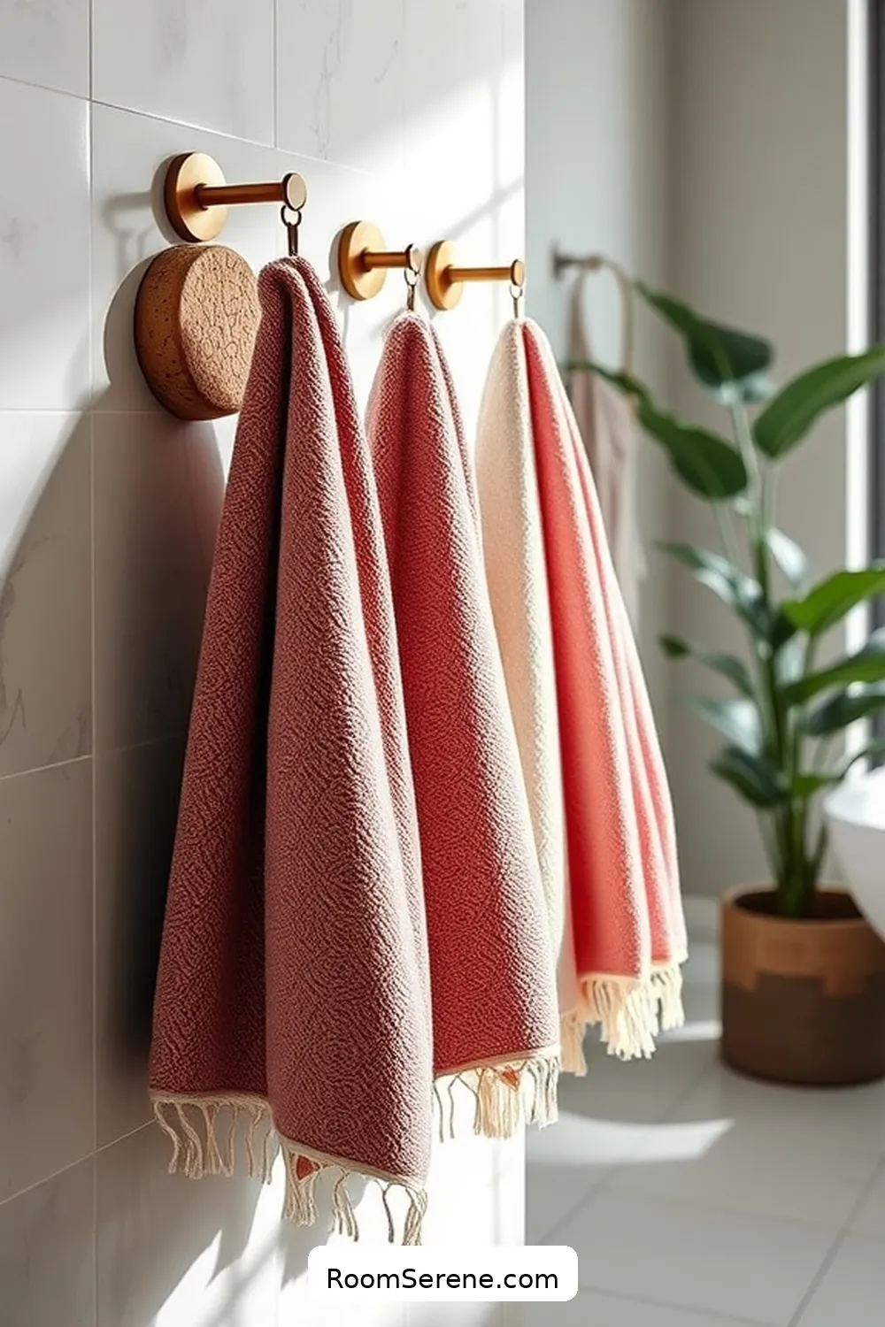 Cork Towel Holders for Functional Decor for 15 Creative Ways for Designing Multi-Use Bathroom Spaces Using Cork