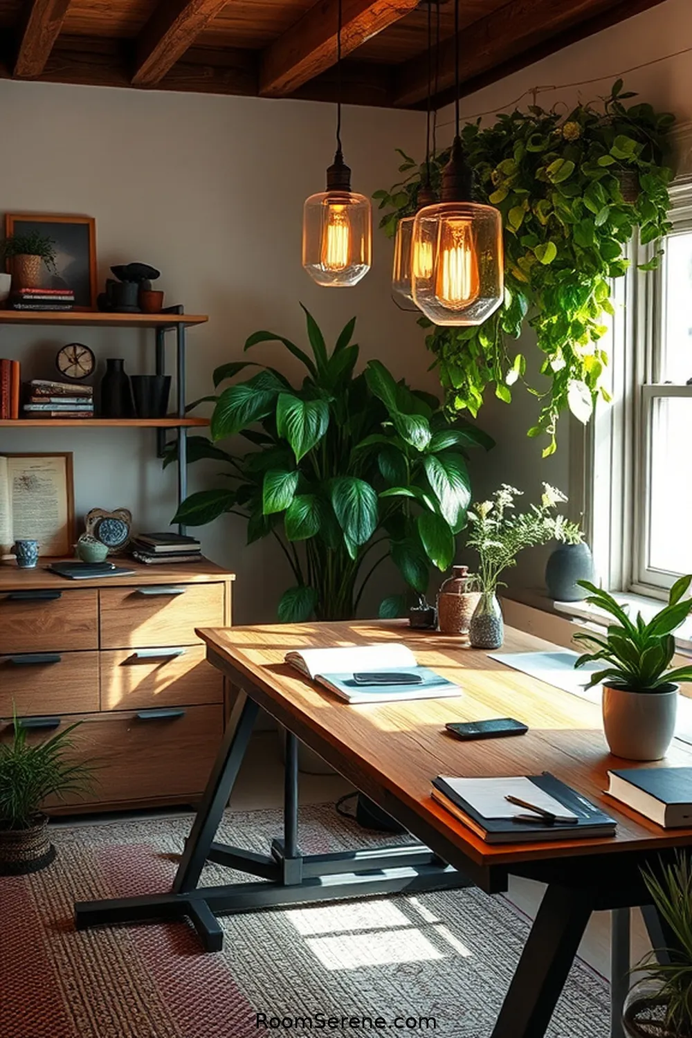 15 Inspiring Workspace Design Ideas for Your Home Office Using Reclaimed Materials 12 Vintage Lighting Fixtures for a Warm Glow for 15 Inspiring Workspace Design Ideas for Your Home Office Using Reclaimed Materials