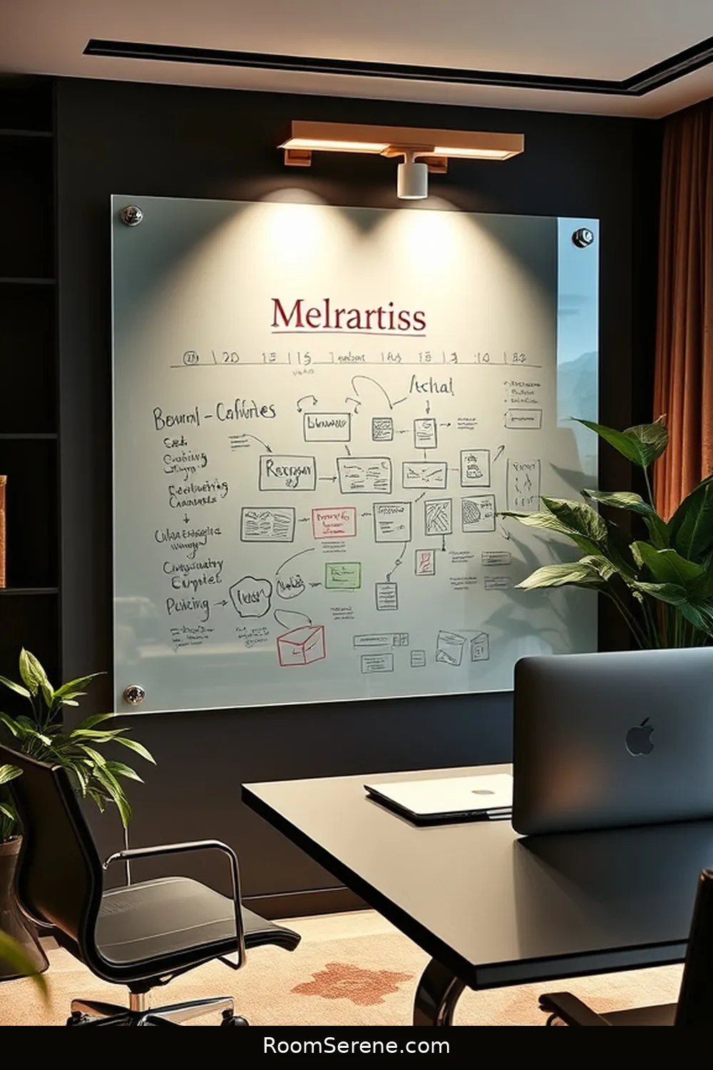 15 Stunning Ways for Using Glass in Your Home Office Design 10 Glass Whiteboards for Brainstorming for 15 Stunning Ways for Using Glass in Your Home Office Design