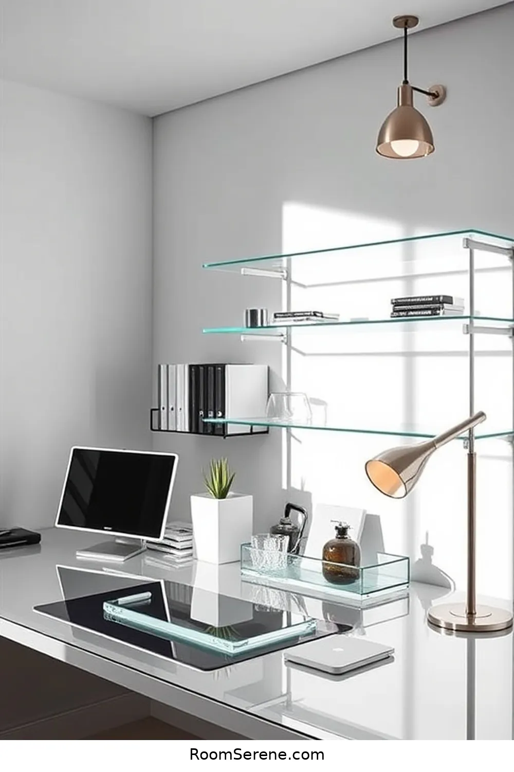 15 Stunning Ways for Using Glass in Your Home Office Design 9 Modern Glass Accessories for Functionality for 15 Stunning Ways for Using Glass in Your Home Office Design