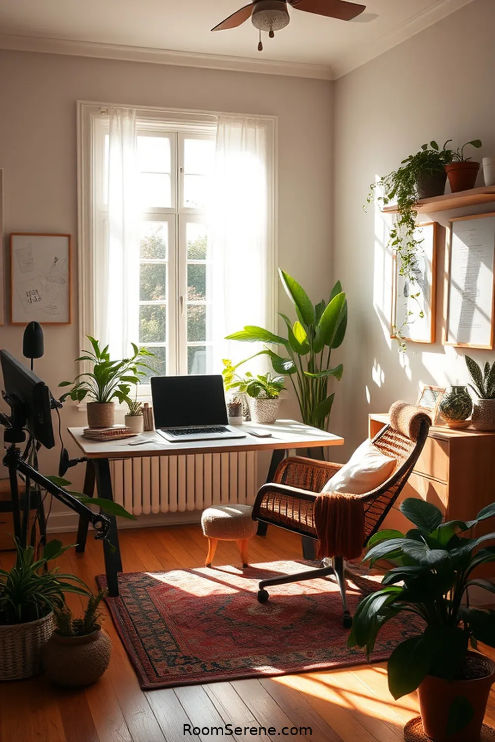 15 Ways Using Solar-Powered Lights Enhances Comfort and Coziness in Your Home Office 2 Natural Illumination for Improved Focus for 15 Ways Using Solar-Powered Lights Enhances Comfort and Coziness in Your Home Office