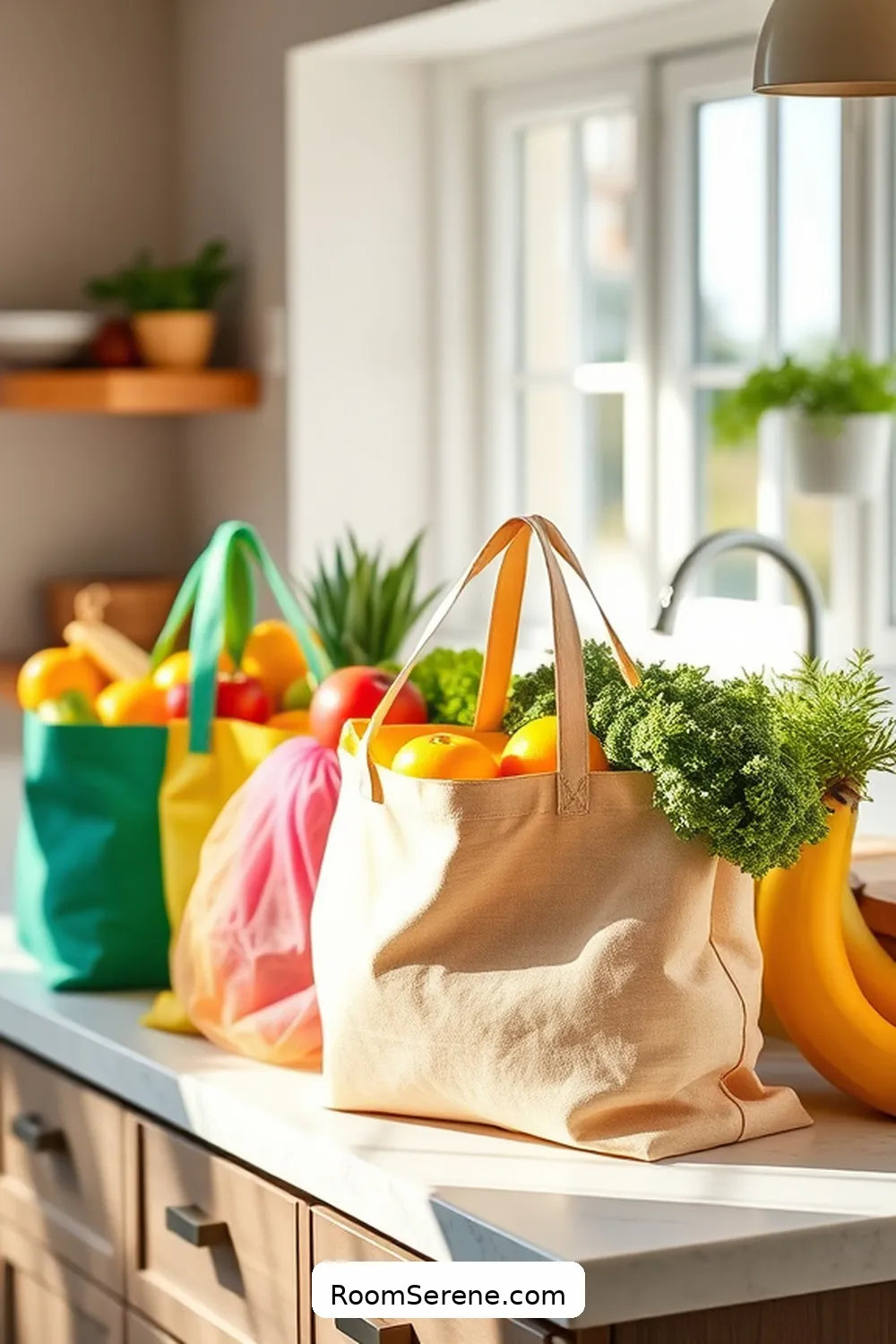 Store Food in Organic Cotton Produce Bags for 15 Ways to Boost Energy Efficiency in the Kitchen Using Organic Cotton