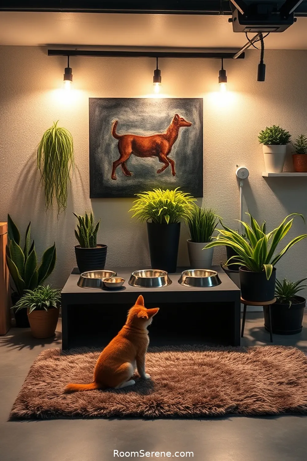 15 Ways to Create a Pet Friendly Garage Using Solar Powered Lights 12 Create a Pet Feeding Station With Solar Lighting for 15 Ways to Create a Pet Friendly Garage Using Solar Powered Lights