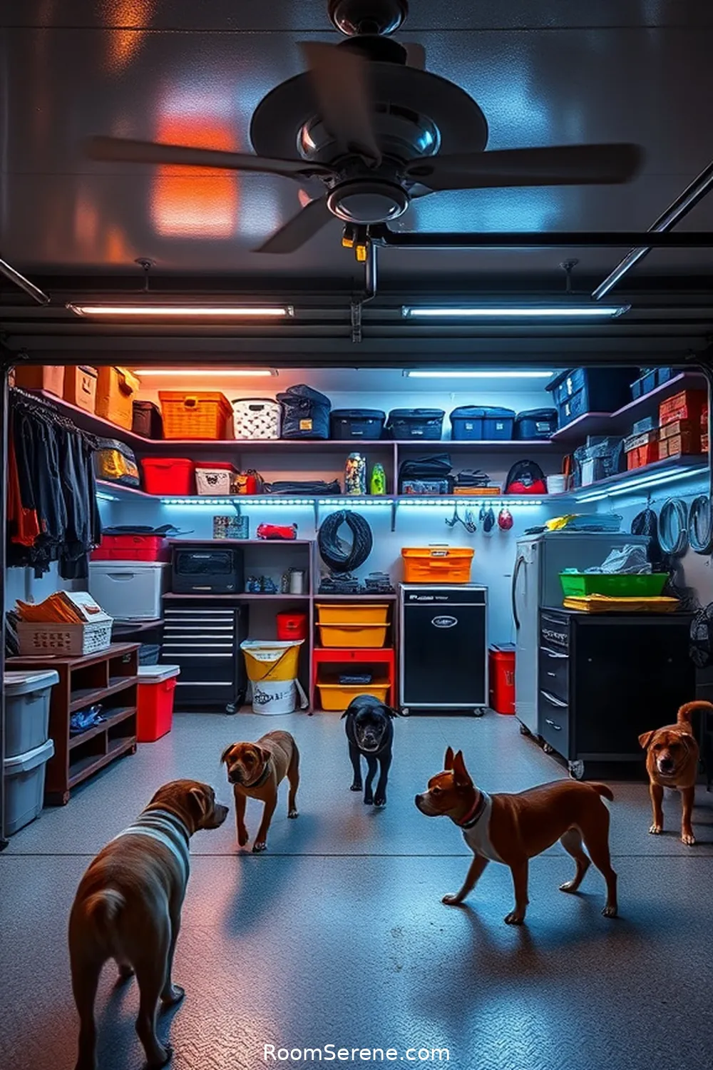 15 Ways to Create a Pet Friendly Garage Using Solar Powered Lights 2 Install Solar-Powered LED Lights for Enhanced Visibility for 15 Ways to Create a Pet Friendly Garage Using Solar Powered Lights