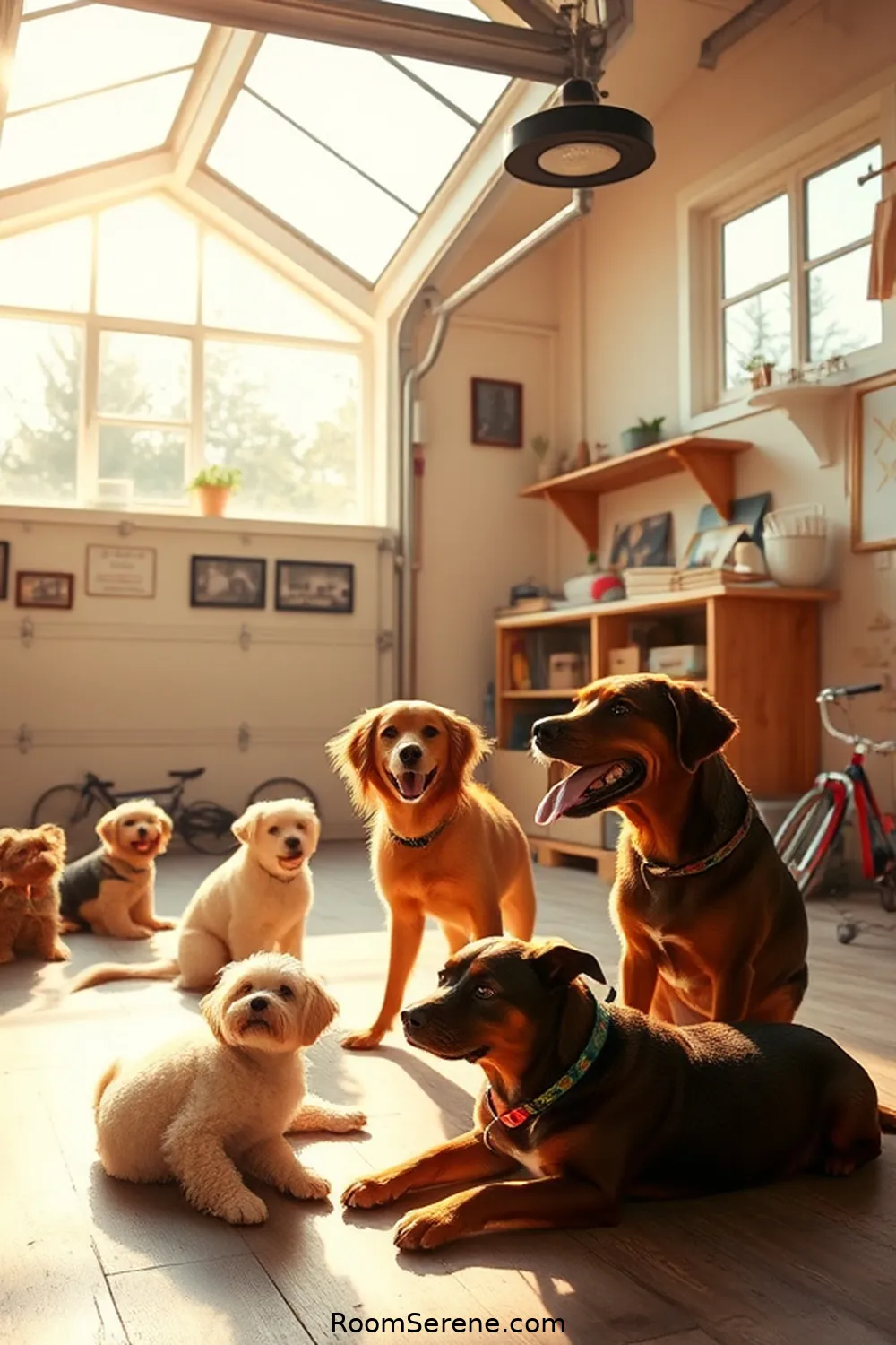 15 Ways to Create a Pet Friendly Garage Using Solar Powered Lights 11 Install a Window or Skylight for Natural Light for 15 Ways to Create a Pet Friendly Garage Using Solar Powered Lights