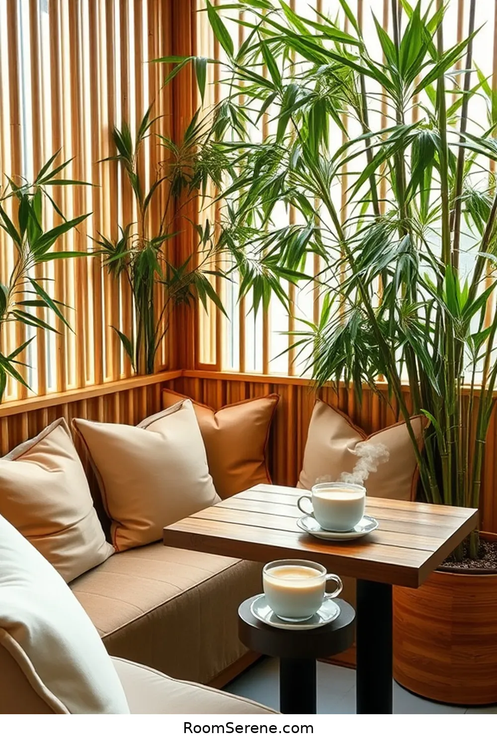 Bamboo Cafés: Cozy Corners for Refreshments for 15 Ways to Enhance Comfort and Coziness in Libraries Using Bamboo