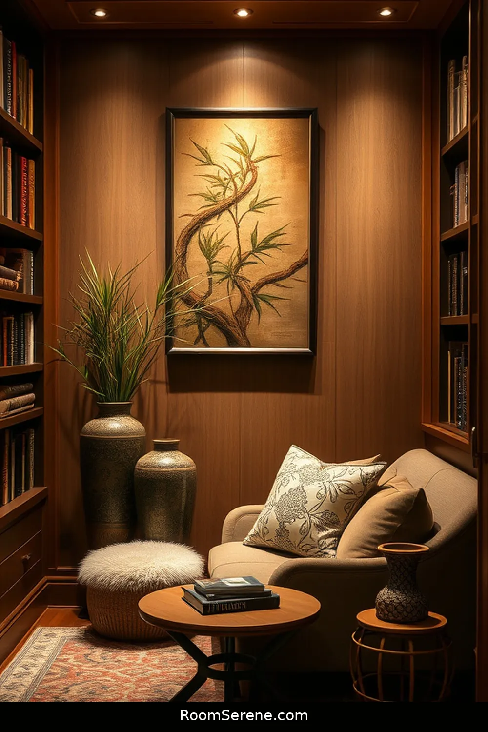 Bamboo Decorative Accents: Aesthetic Enhancements for 15 Ways to Enhance Comfort and Coziness in Libraries Using Bamboo