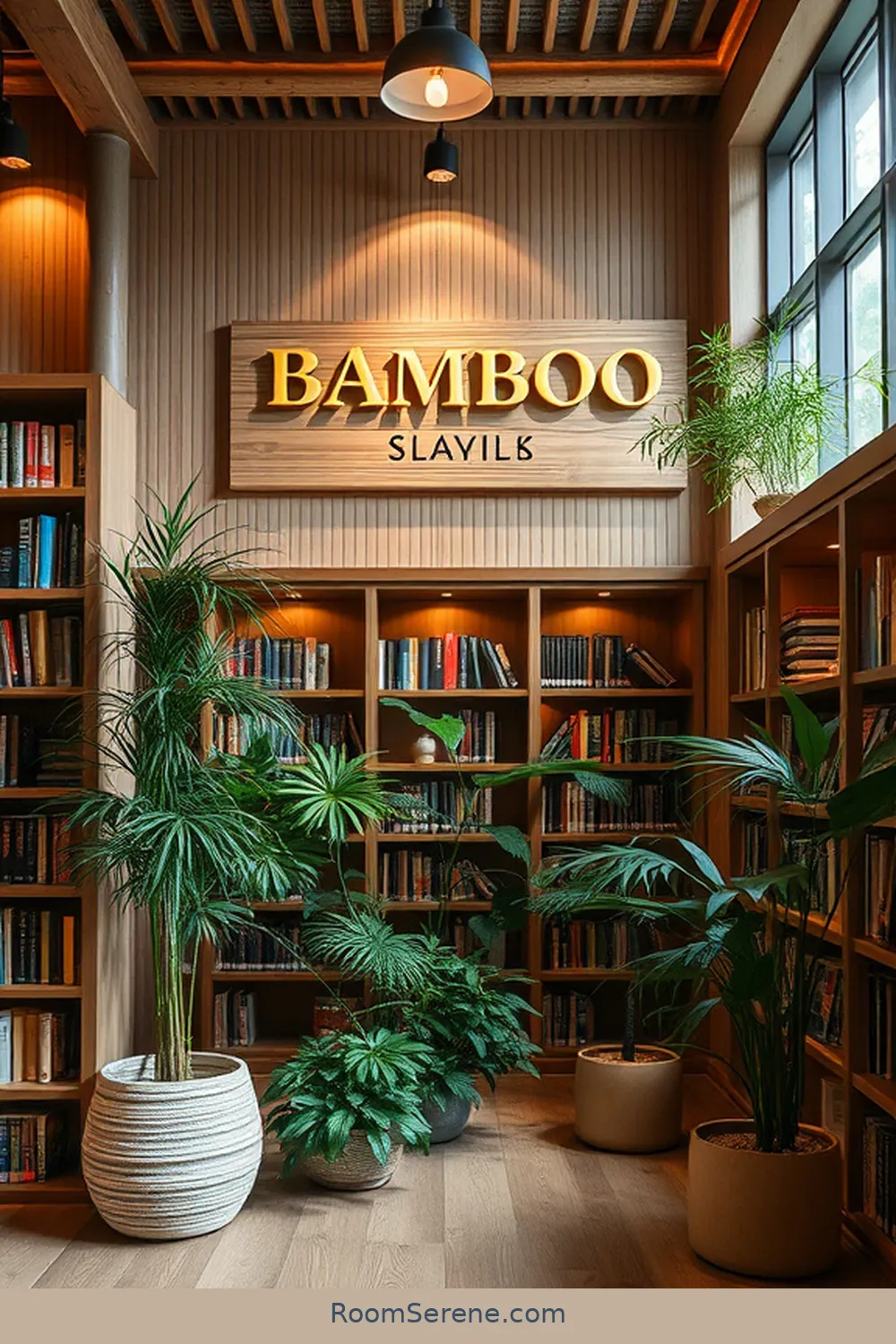 Bamboo Signage: Eco-Friendly Wayfinding for 15 Ways to Enhance Comfort and Coziness in Libraries Using Bamboo
