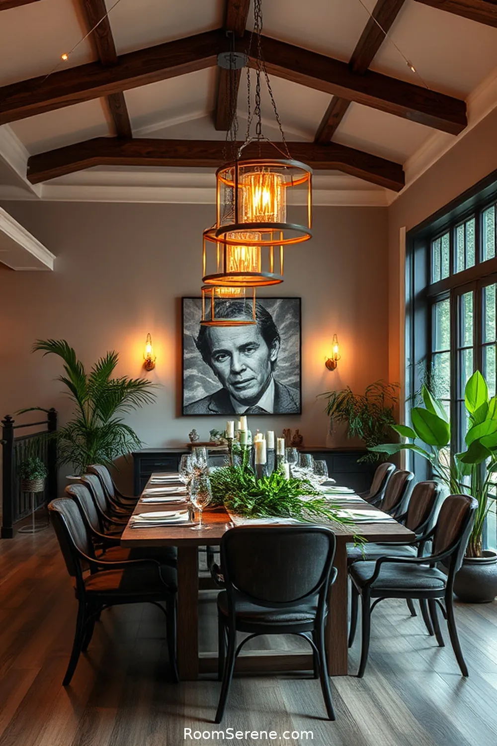 Reclaimed Wood Light Fixtures for 16 Creative Multi Use Dining Room Spaces Using Recycled Wood