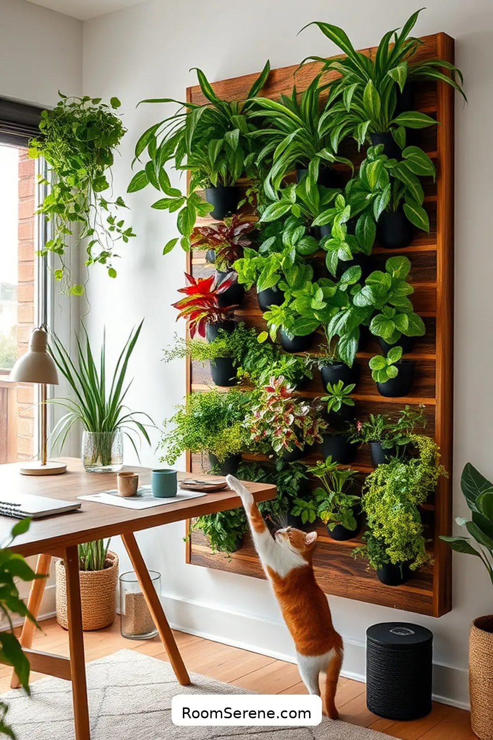 16 Creative Ways to Make a Pet-Friendly Home Office Using Reclaimed Materials 17 Build a Sustainable Plant Display for Fresh Air for 16 Creative Ways to Make a Pet-Friendly Home Office Using Reclaimed Materials