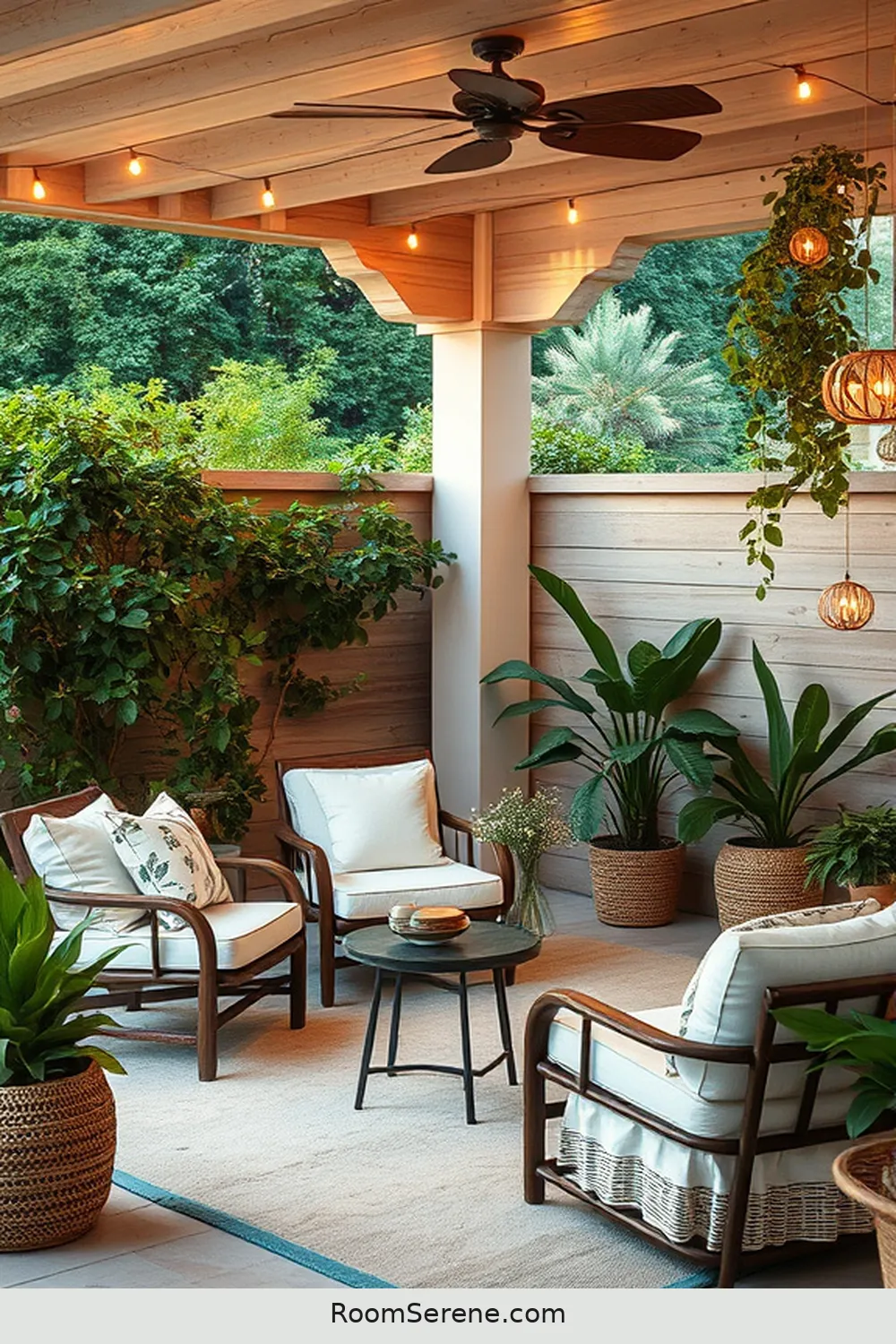Ensure Adequate Lighting for Productivity for 16 Essential Tips for Designing a Patio Workspace Using Organic Cotton Outdoors