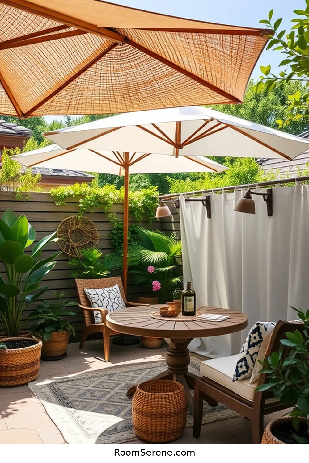 Incorporate Shade Solutions for Comfort for 16 Essential Tips for Designing a Patio Workspace Using Organic Cotton Outdoors