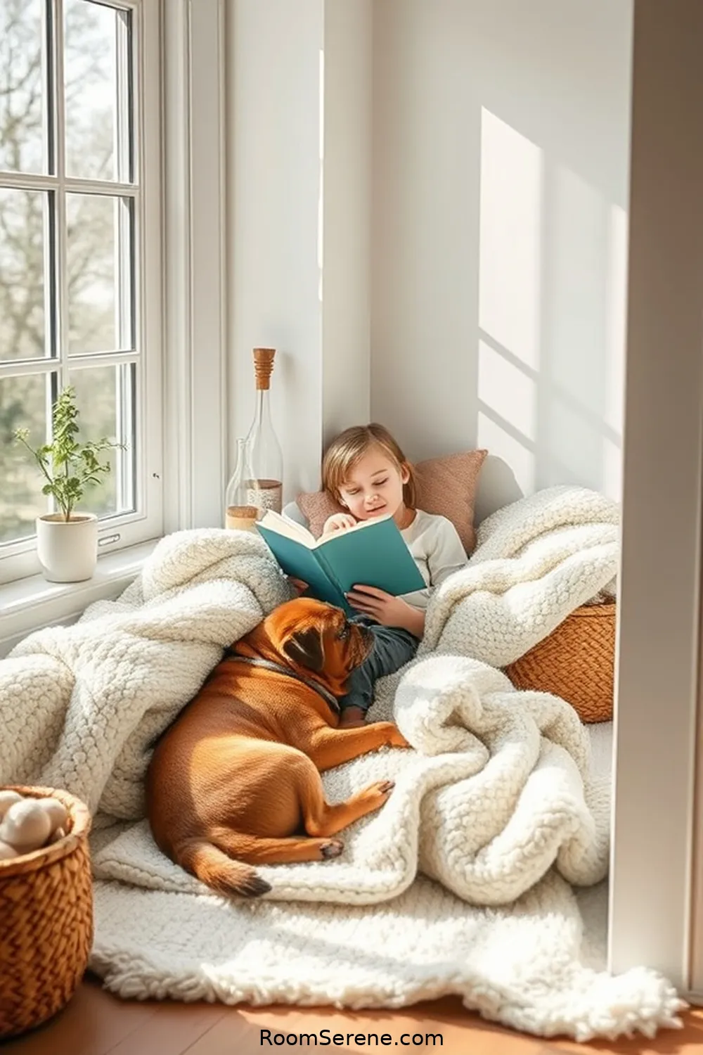 16 Pet-Friendly Libraries Using Organic Cotton 14 Snuggle Up Library – A Warm Space for Readers and Pets for 16 Pet-Friendly Libraries Using Organic Cotton