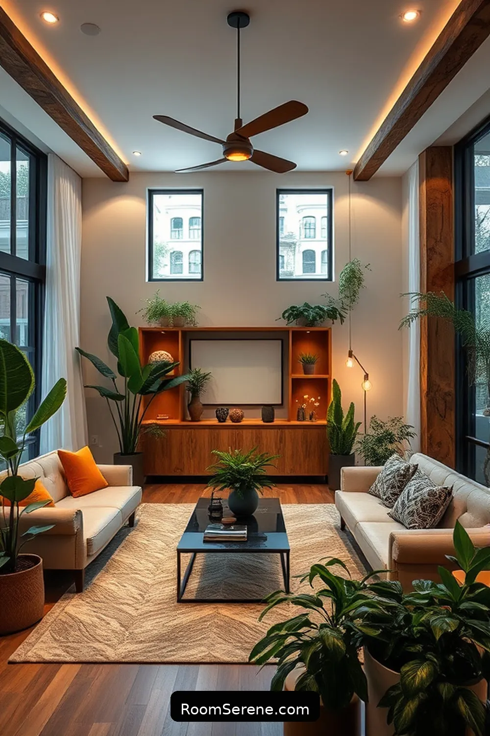Energy-Efficient LED Lighting for 16 Smart Home Features Using Reclaimed Materials for Your Living Room