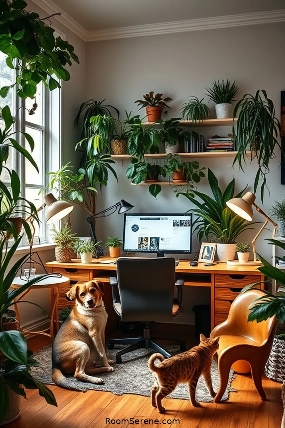 16 Tips for a Pet-Friendly Home Office Using Solar-Powered Lights 2 Choose Solar-Powered Lighting Options for 16 Tips for a Pet-Friendly Home Office Using Solar-Powered Lights