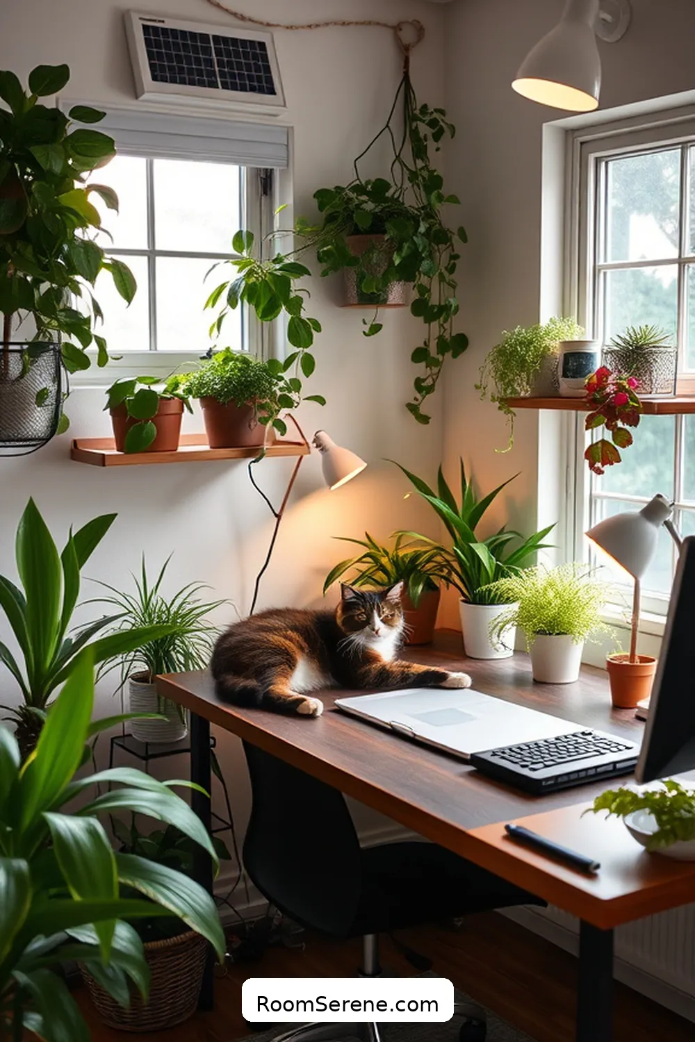 16 Tips for a Pet-Friendly Home Office Using Solar-Powered Lights 4 Use Non-Toxic Plants for 16 Tips for a Pet-Friendly Home Office Using Solar-Powered Lights
