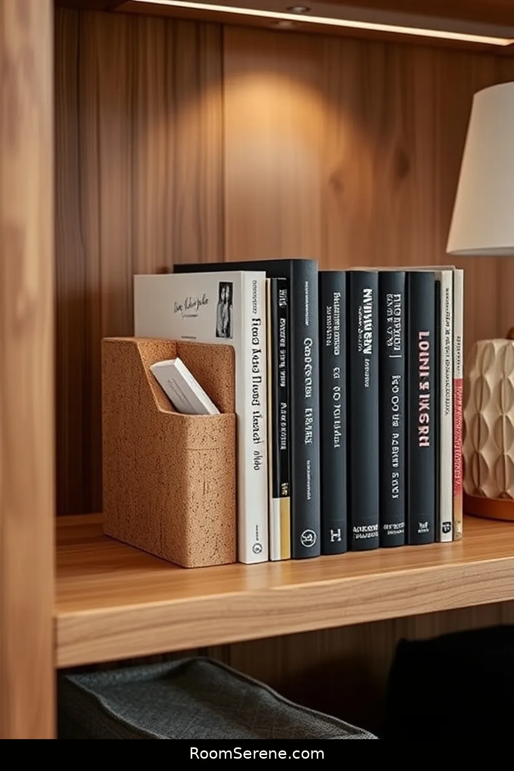 16 Ways to Enhance Comfort and Coziness in Your Home Office Using Cork 16 Cork Bookends for a Chic Library Look for 16 Ways to Enhance Comfort and Coziness in Your Home Office Using Cork