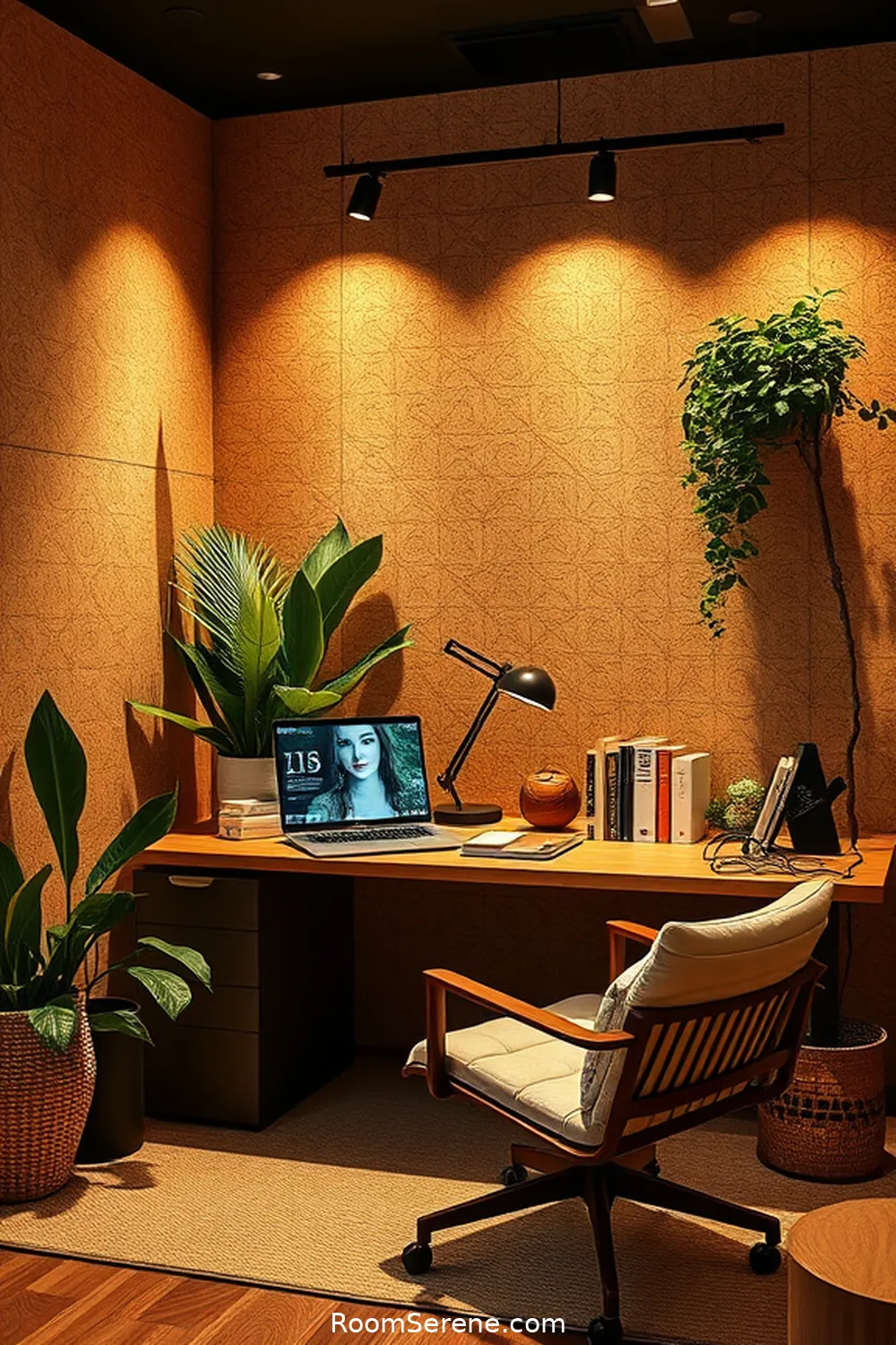 16 Ways to Enhance Comfort and Coziness in Your Home Office Using Cork 2 Cork Wall Panels for Sound Absorption for 16 Ways to Enhance Comfort and Coziness in Your Home Office Using Cork
