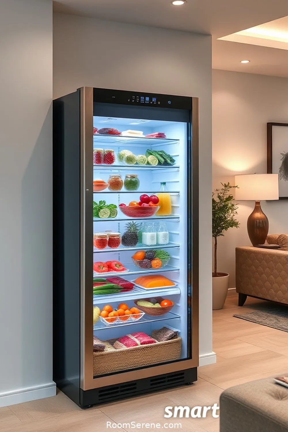 17 Innovative Smart Home Features Using Glass for Your Living Room 13 Glass-Fronted Smart Refrigerators for 17 Innovative Smart Home Features Using Glass for Your Living Room