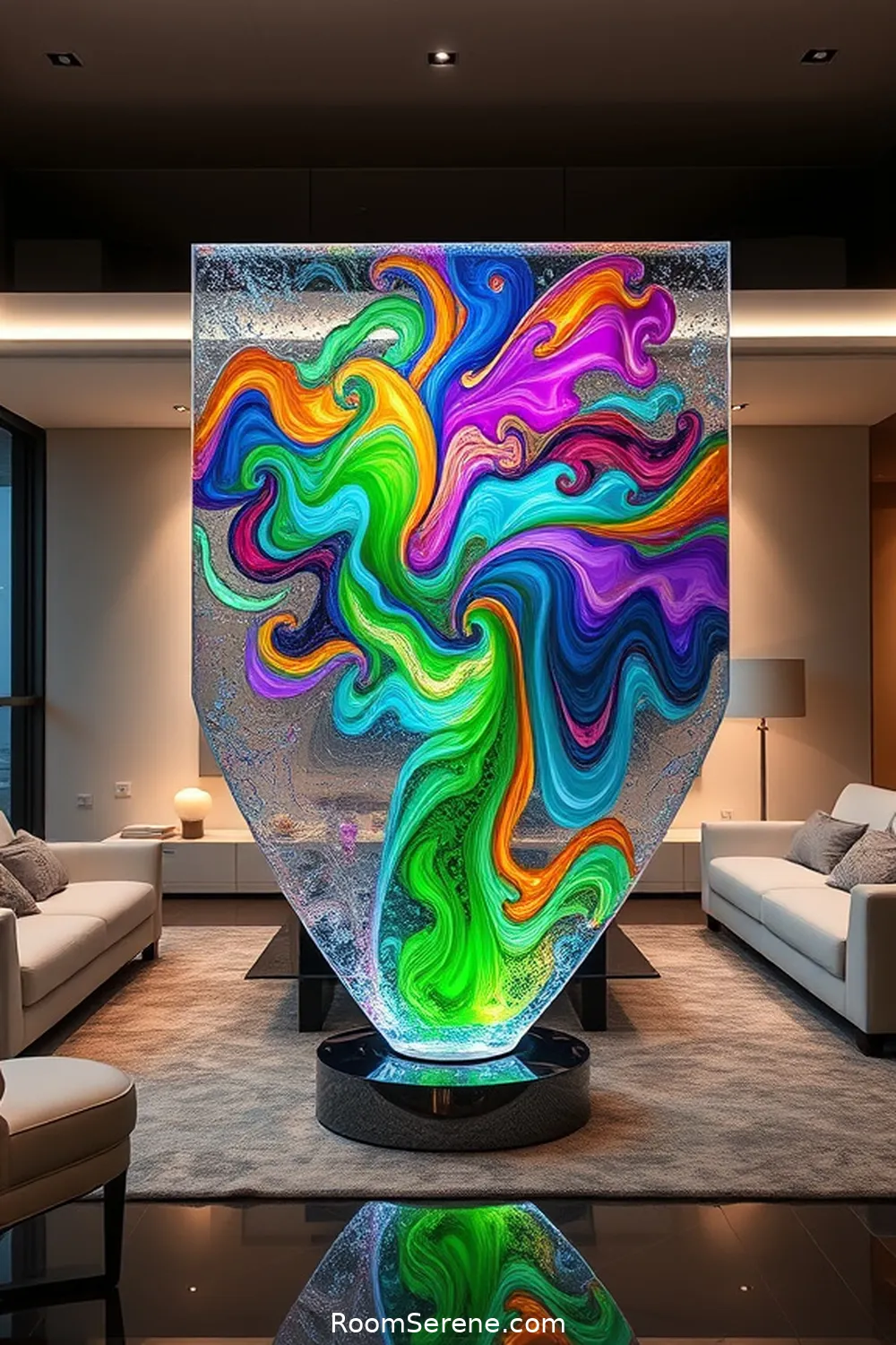 17 Innovative Smart Home Features Using Glass for Your Living Room 17 Programmable Glass Artwork for 17 Innovative Smart Home Features Using Glass for Your Living Room
