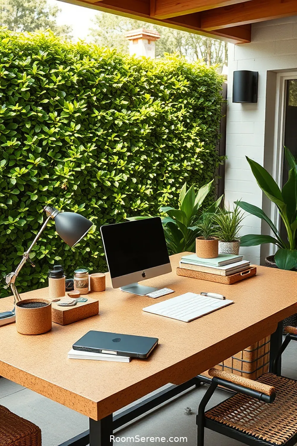 17 Inspiring Workspace Design Ideas for Your Outdoor Patio Using Cork 7 Cork Desk Organization for a Tidy Workspace for 17 Inspiring Workspace Design Ideas for Your Outdoor Patio Using Cork