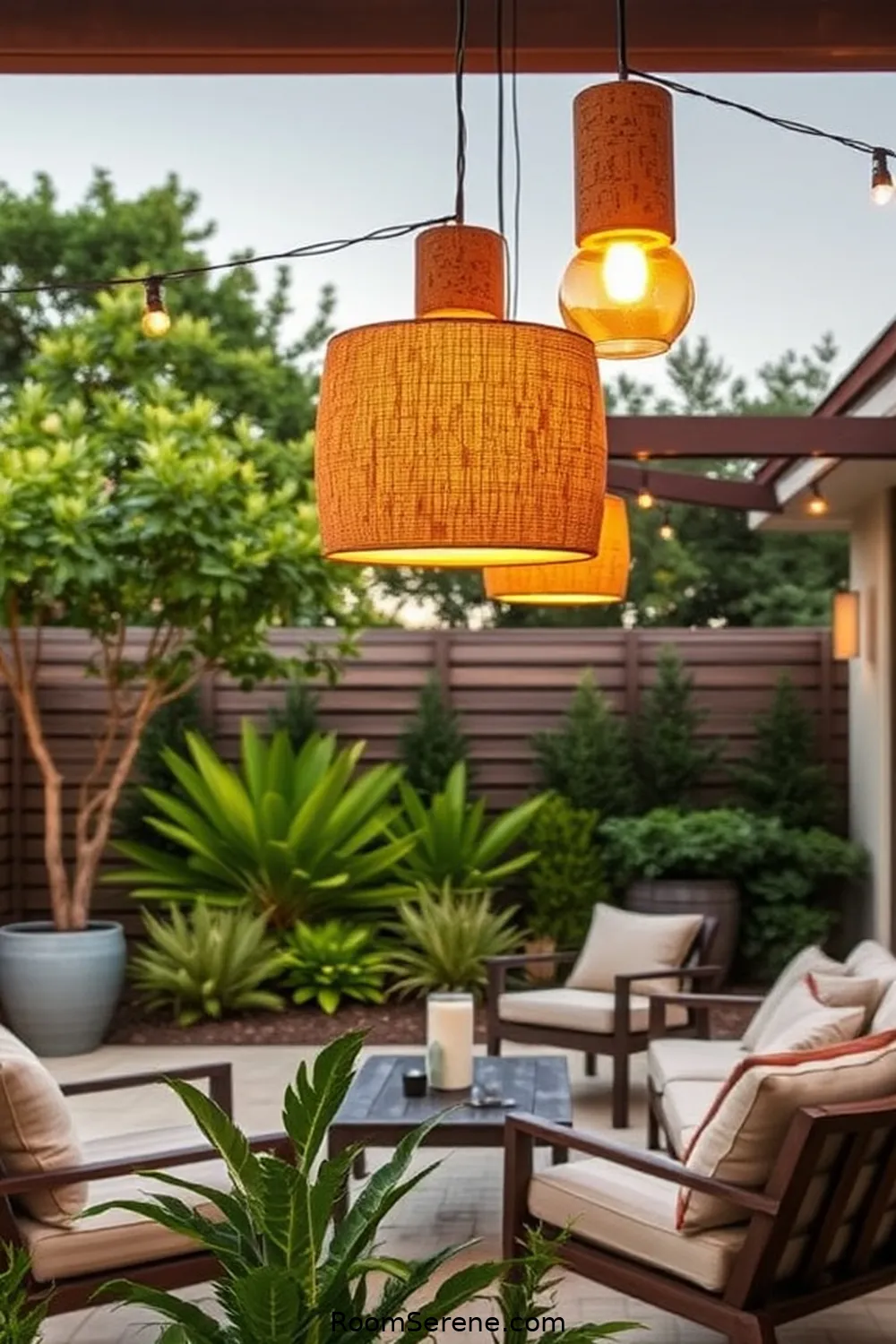 17 Inspiring Workspace Design Ideas for Your Outdoor Patio Using Cork 9 Cork Lighting Fixtures for Warm Ambiance for 17 Inspiring Workspace Design Ideas for Your Outdoor Patio Using Cork