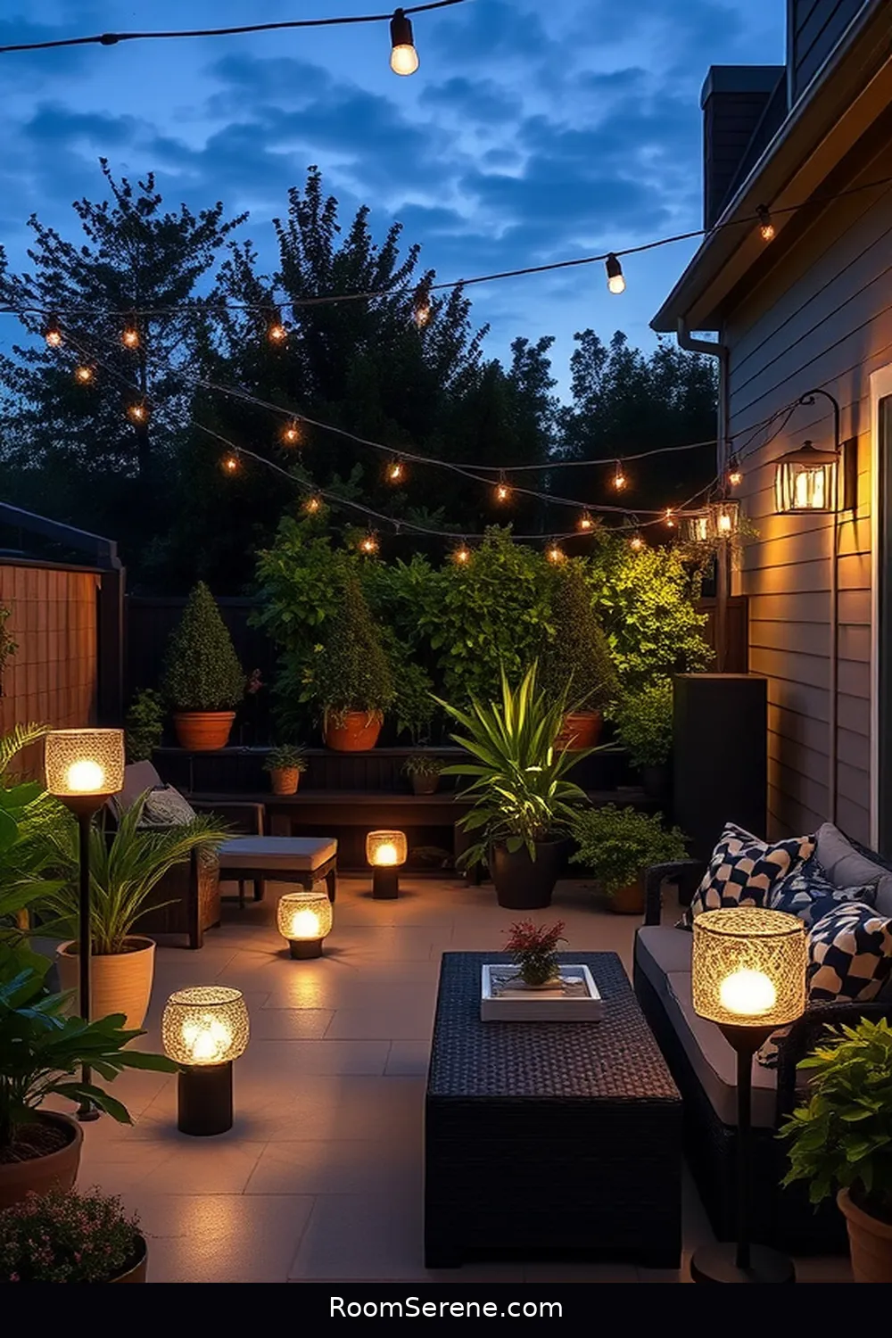 17 Tips for Organizing Your Outdoor Patio Using Solar-Powered Lights 2 Choose the Right Solar-Powered Lights for Your Space for 17 Tips for Organizing Your Outdoor Patio Using Solar-Powered Lights