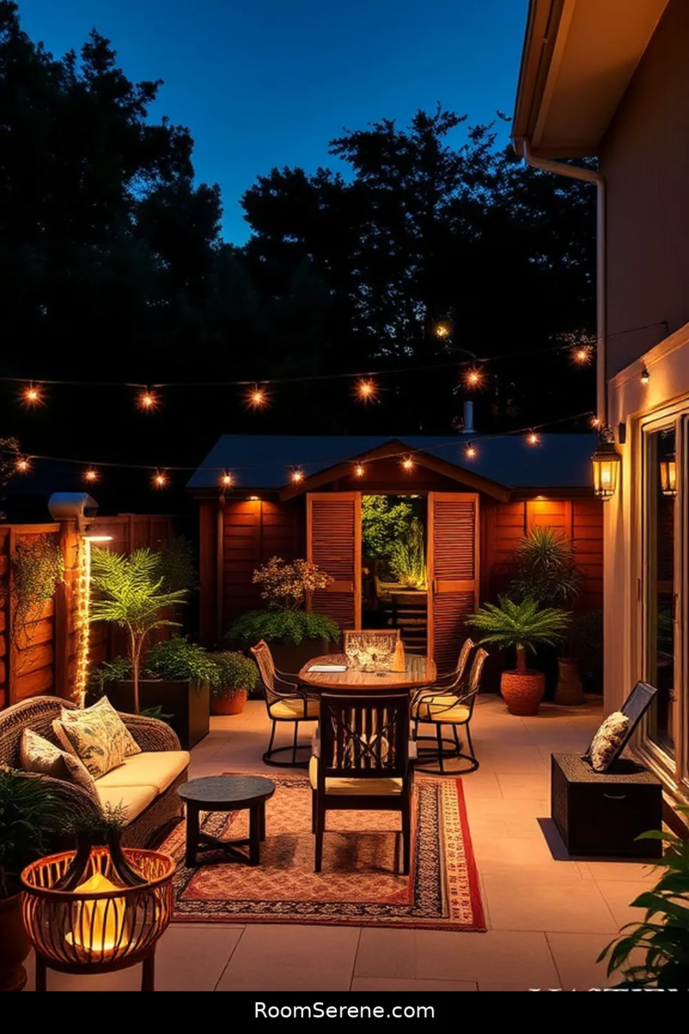 17 Tips for Organizing Your Outdoor Patio Using Solar-Powered Lights 14 Create Zones With Different Light Sources for 17 Tips for Organizing Your Outdoor Patio Using Solar-Powered Lights