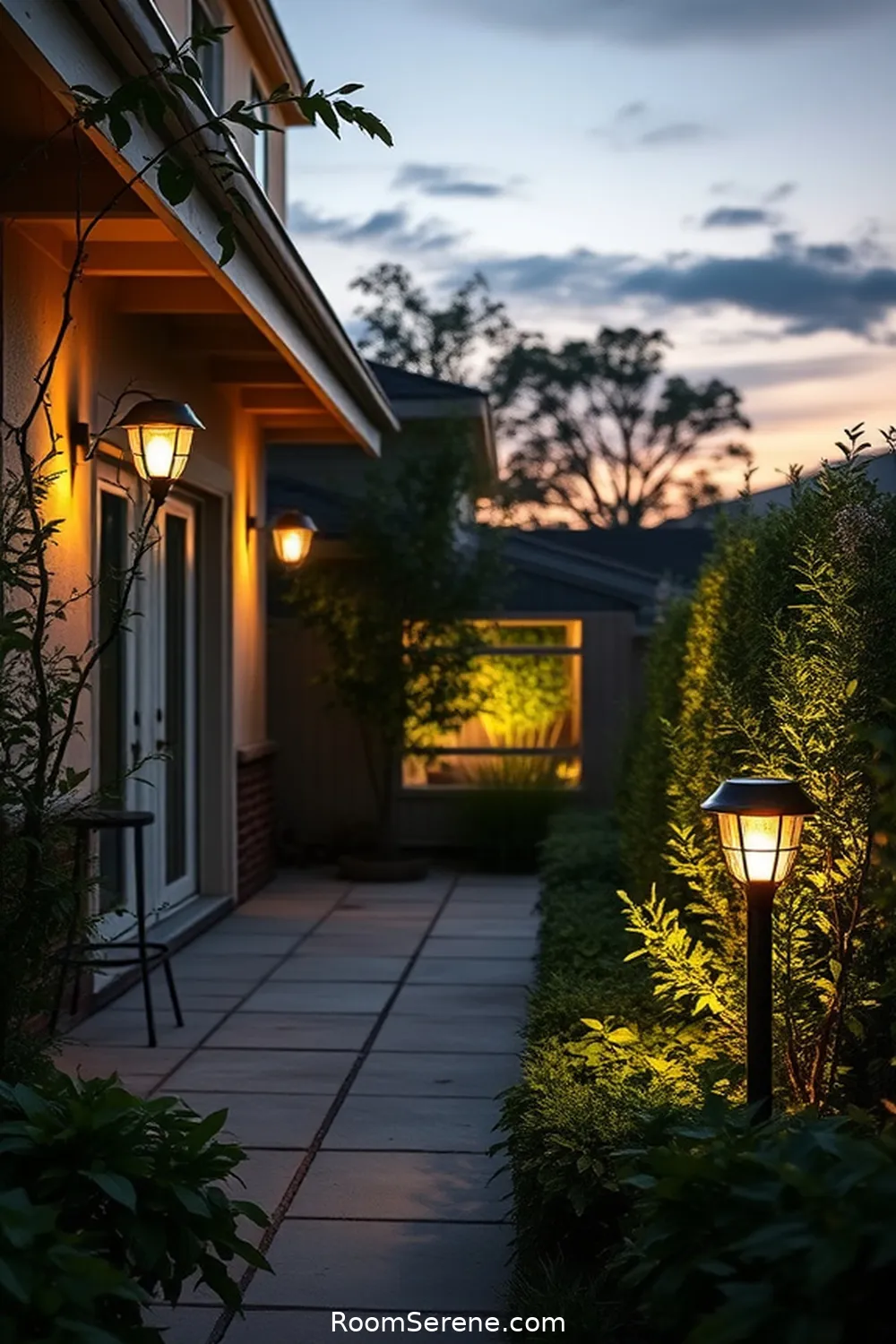 17 Tips for Organizing Your Outdoor Patio Using Solar-Powered Lights 13 Use Motion-Activated Lights for Security for 17 Tips for Organizing Your Outdoor Patio Using Solar-Powered Lights