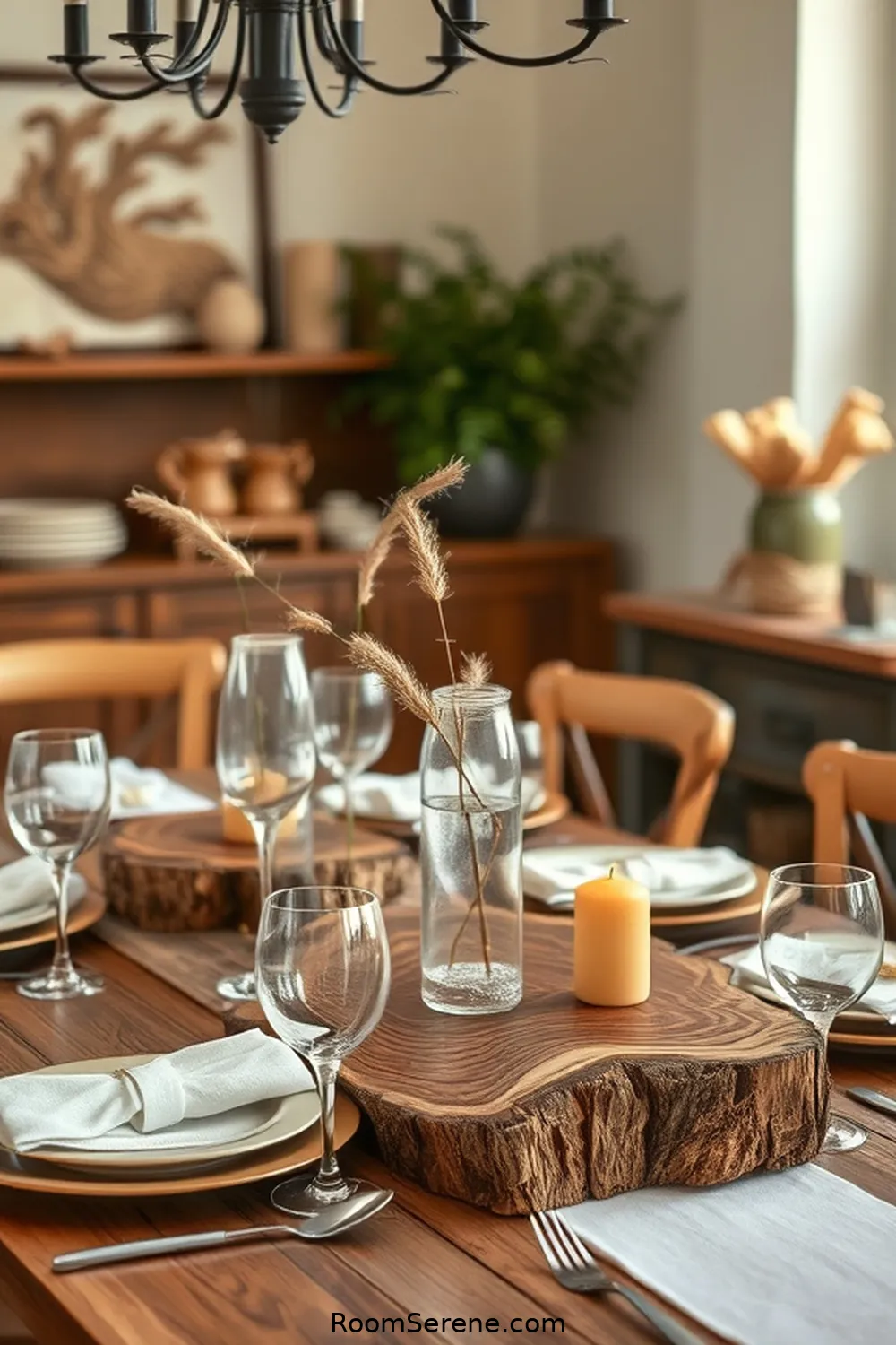 17 Ways to Enhance Energy Efficiency in Your Dining Room Using Recycled Wood 9 Rustic Wooden Centerpieces for 17 Ways to Enhance Energy Efficiency in Your Dining Room Using Recycled Wood