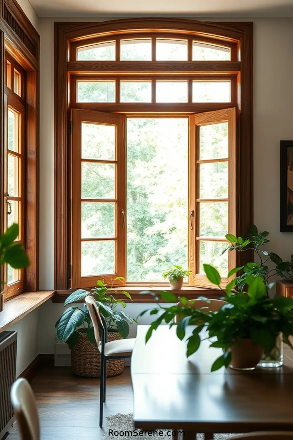 17 Ways to Enhance Energy Efficiency in Your Dining Room Using Recycled Wood 10 Wooden Window Frames for 17 Ways to Enhance Energy Efficiency in Your Dining Room Using Recycled Wood