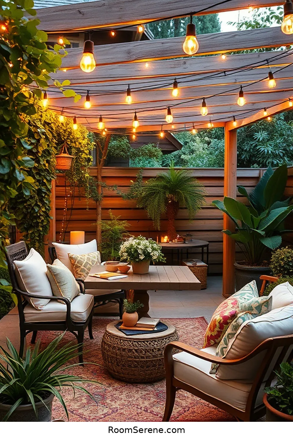 18 Creative Designs for Your Outdoor Patio Workspace Using Solar-Powered Lights 3 Solar String Lights for a Magical Ambiance for 18 Creative Designs for Your Outdoor Patio Workspace Using Solar-Powered Lights