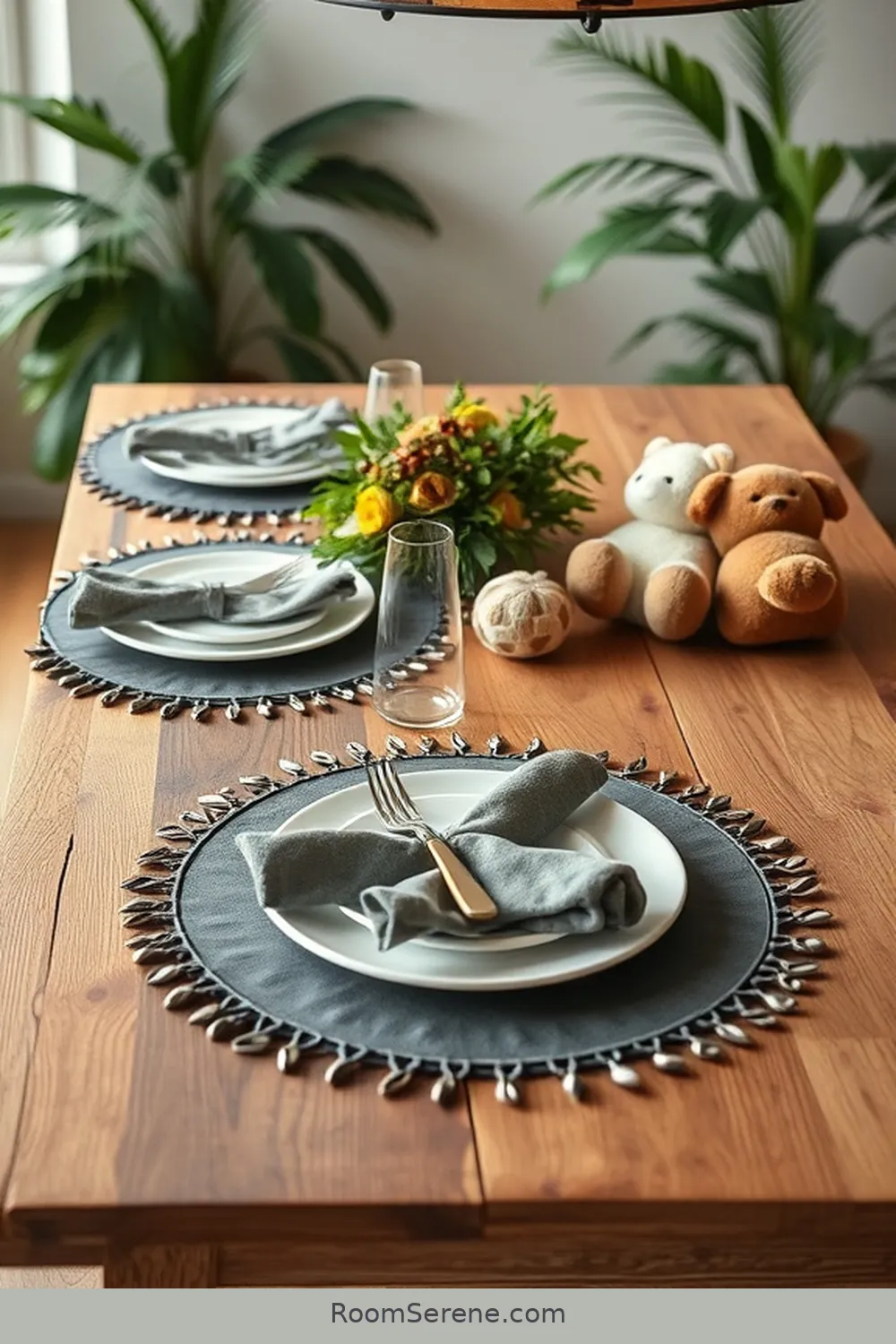18 Must-Have Organic Cotton Items for a Pet-Friendly Dining Room 3 Organic Cotton Placemats for 18 Must-Have Organic Cotton Items for a Pet-Friendly Dining Room