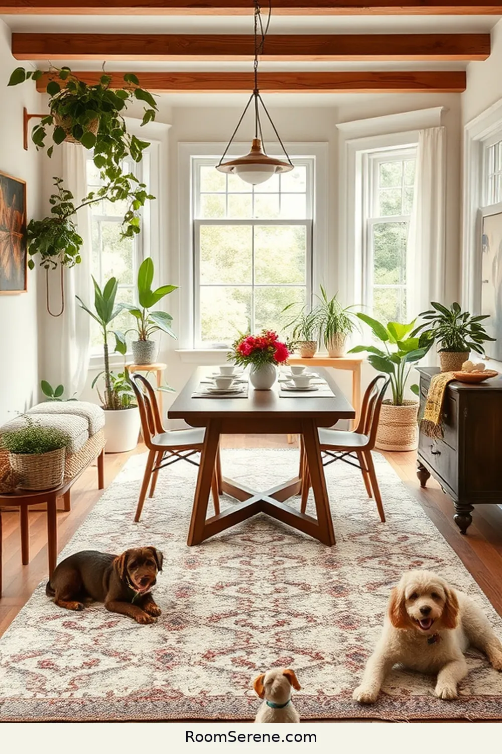 18 Must-Have Organic Cotton Items for a Pet-Friendly Dining Room 16 Organic Cotton Rugs for 18 Must-Have Organic Cotton Items for a Pet-Friendly Dining Room