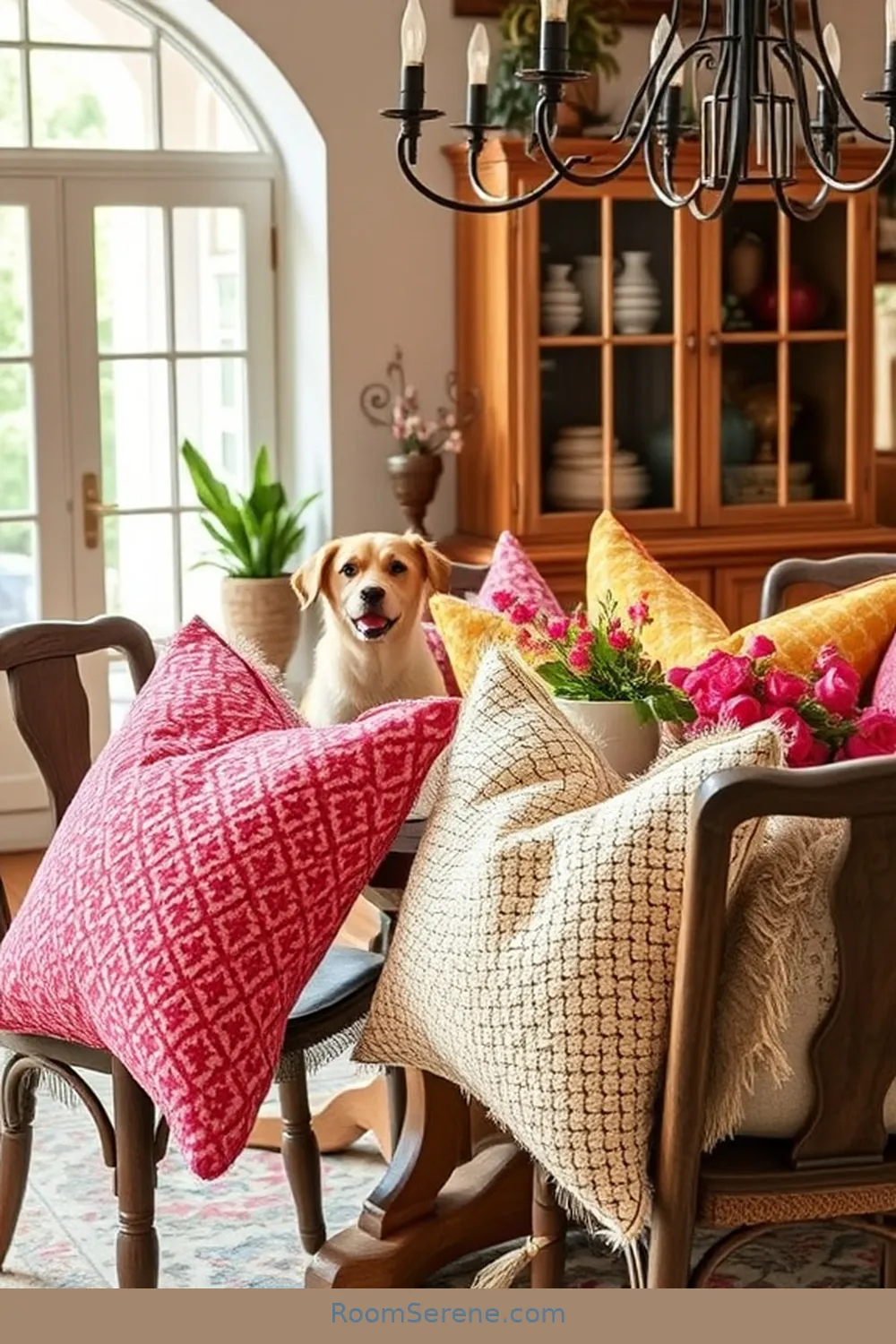 18 Must-Have Organic Cotton Items for a Pet-Friendly Dining Room 7 Organic Cotton Throw Pillows for 18 Must-Have Organic Cotton Items for a Pet-Friendly Dining Room