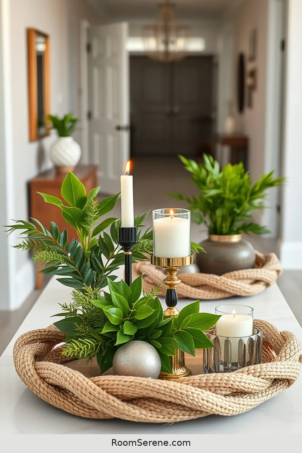 18 Natural Fiber Solutions for Hallway Organization 17 Twisted Jute Trays for 18 Natural Fiber Solutions for Hallway Organization