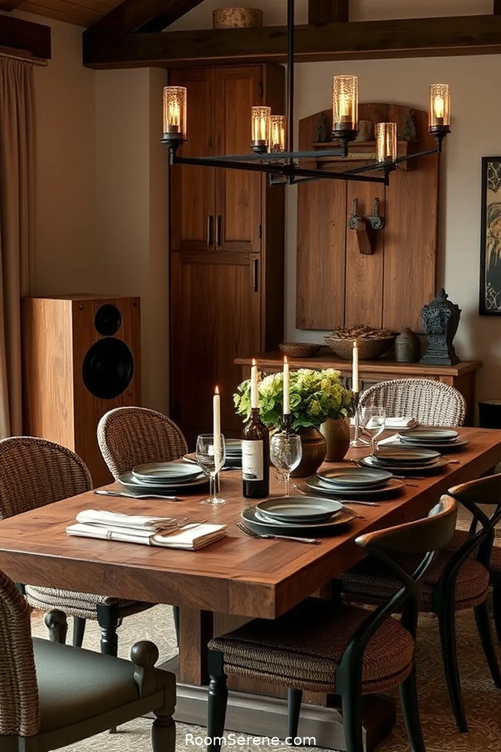 18 Smart Home Features Using Recycled Wood to Enhance Your Dining Room 8 Integrated Audio Systems With Reclaimed Wood Speakers for 18 Smart Home Features Using Recycled Wood to Enhance Your Dining Room