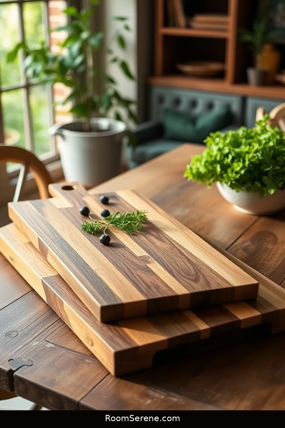 18 Smart Home Features Using Recycled Wood to Enhance Your Dining Room 7 Recycled Wood Smart Cutting Boards for 18 Smart Home Features Using Recycled Wood to Enhance Your Dining Room